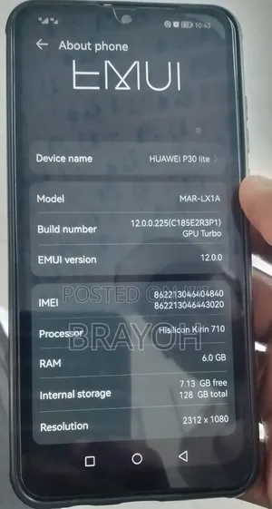 Huawei P30 Lite 128 GB Black
