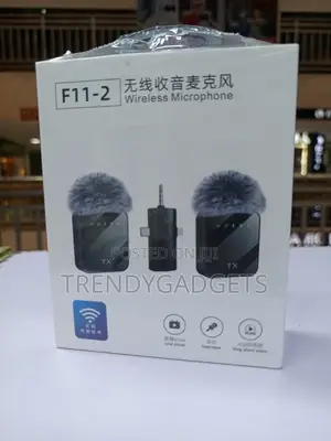 F11-2 Wireless Clip Mic Kit for Vlogging Interviews Streaming