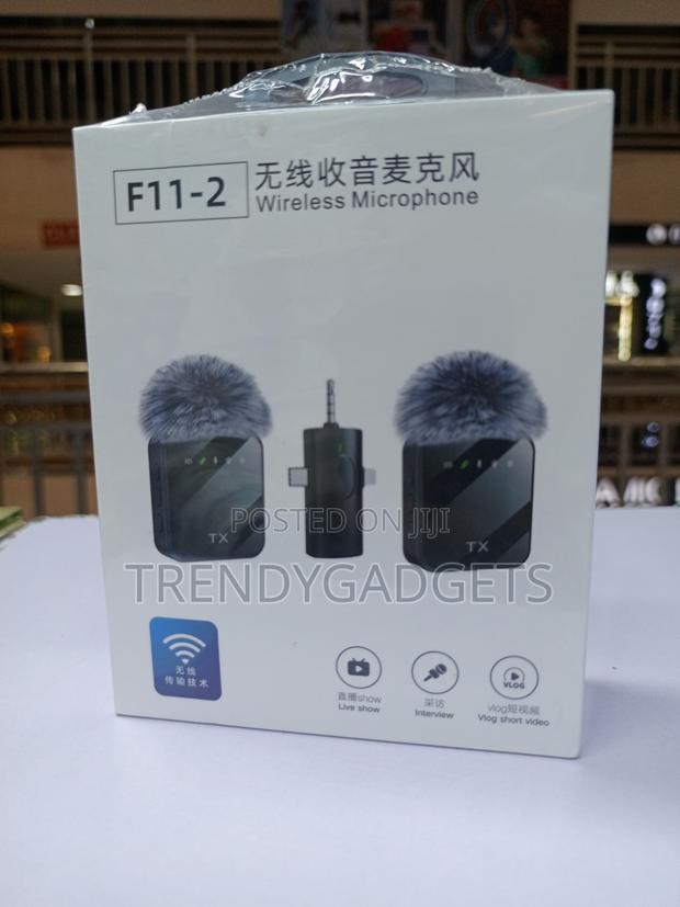 F11-2 Wireless Clip Mic Kit for Vlogging Interviews Streaming - thumbnail 2