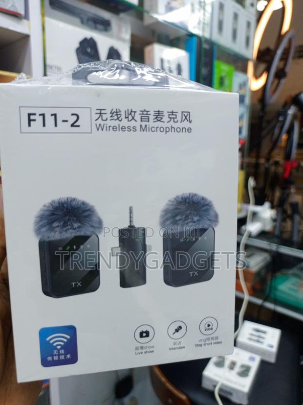 F11-2 Wireless Clip Mic Kit for Vlogging Interviews Streaming - thumbnail 3
