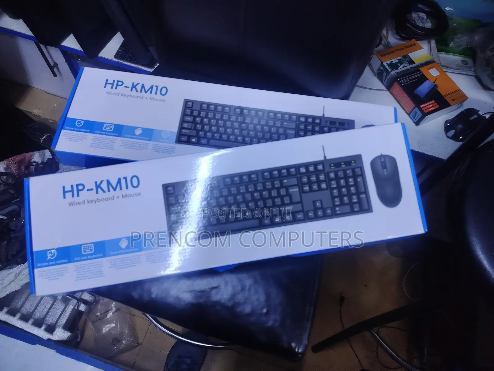 HP Km10 Wired Keyboard and Mouse Combo