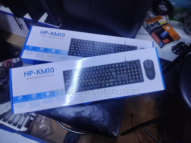 HP Km10 Wired Keyboard and Mouse Combo - thumbnail 2