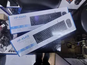 HP Km10 Wired Keyboard and Mouse Combo