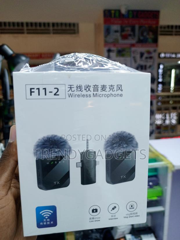 F11-2 Dual Wireless Microphone With Type-C Lightning 3.5mm - main view