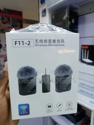 F11-2 Dual Wireless Microphone With Type-C Lightning 3.5mm