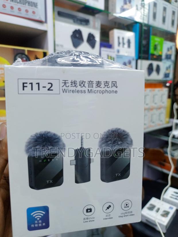 F11-2 3-in-1 Wireless Lavalier Mic System for Phone Camera - thumbnail 4