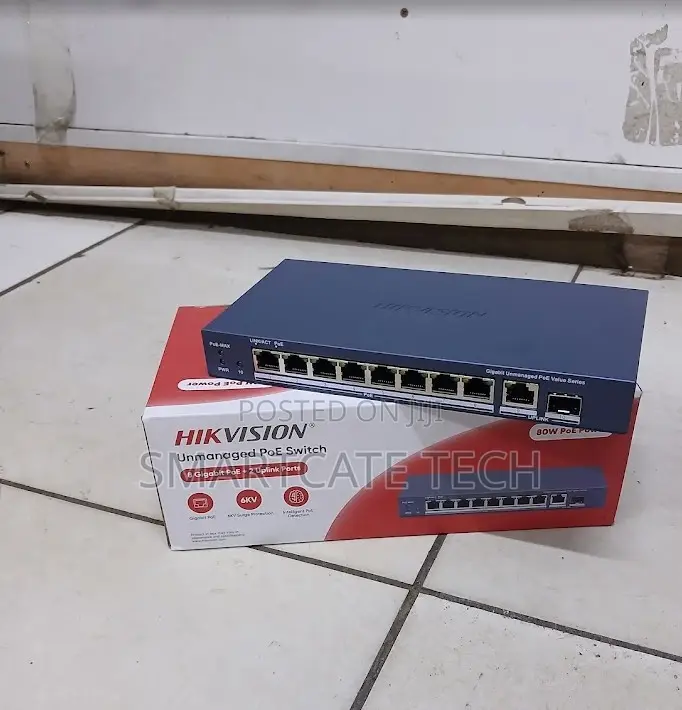 Hikvision DS-3E0510P-E/M Professional 8-Port PoE Network Switch