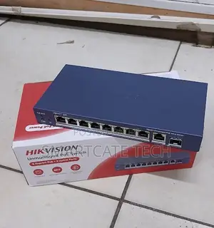 Hikvision DS-3E0510P-E/M 8-Port Ethernet PoE Switch for Surveillance