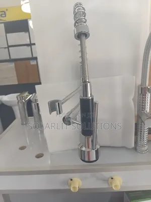 Spring Pull-Down Kitchen Dual-Function Spray Head Faucet.