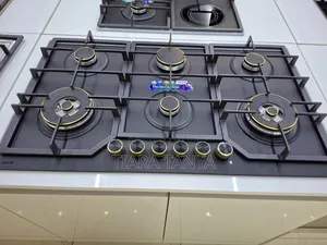 Bolesi Built-in Gas Hob 690cm Golden Diamond Series, 2 Wok Burners,