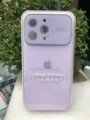 Light Purple (Lilac) Silicone Case for the Apple iPhone 15 Pro Max