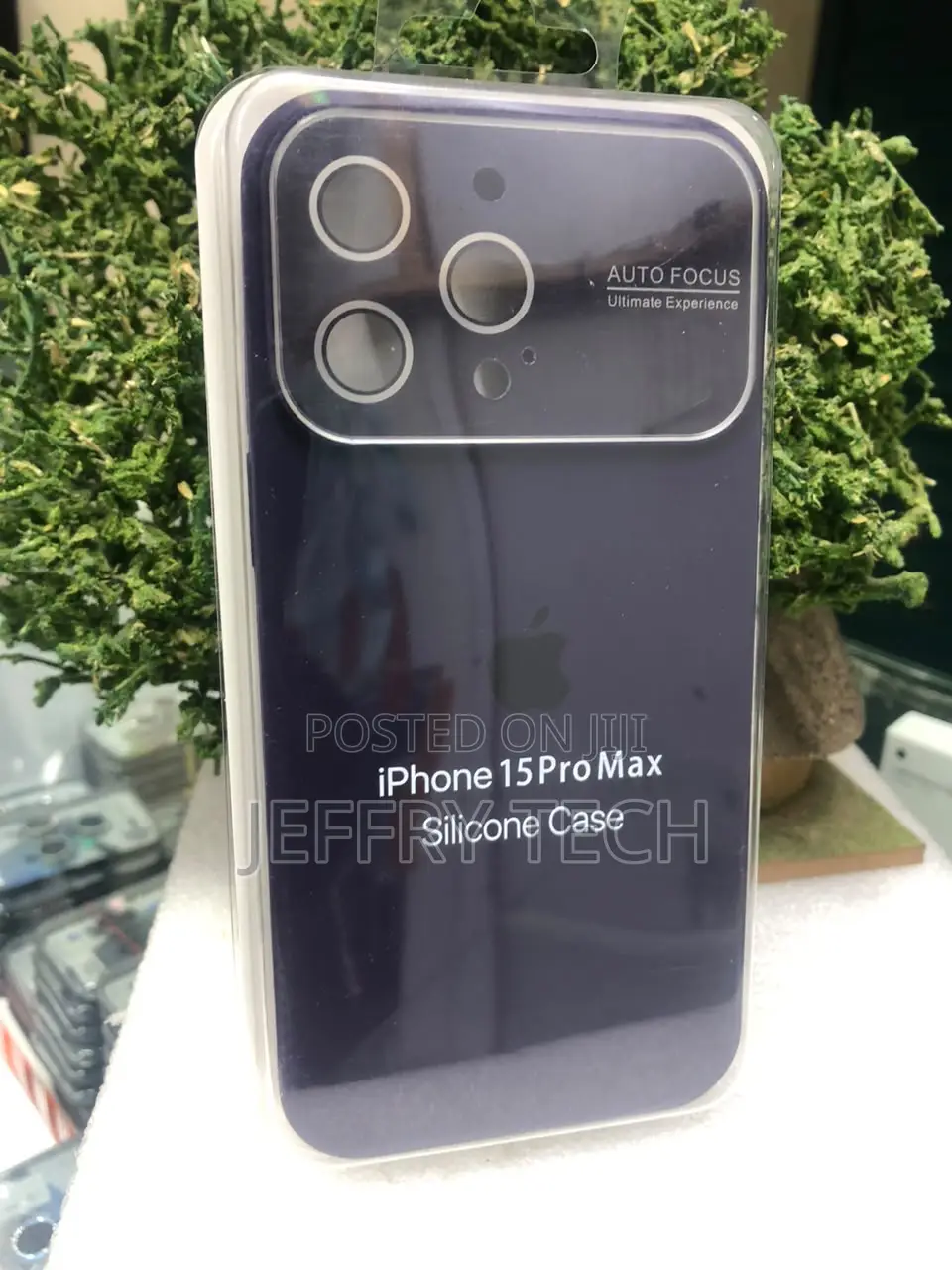 Light Purple (Lilac) Silicone Case for the Apple iPhone 15 Pro Max
