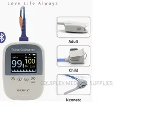 Pulse Oximeter With Adult, Child, and Neonate Probes (Berry Brand)