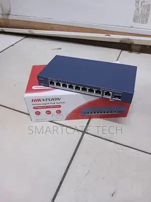 DS-3E0510P-E/M 8-Port Gigabit PoE Ethernet Switch for CCTV Systems