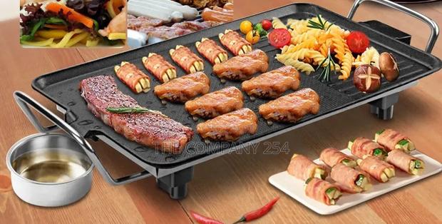 Electric Non-Stick Rectangular Hot Plate Machine Smokeless - thumbnail 2