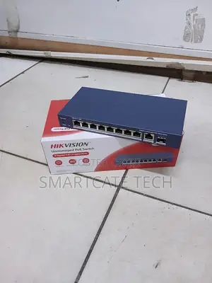 Hikvision DS-3E0510P-E/M 8-Port PoE Network Switch for Security Camera