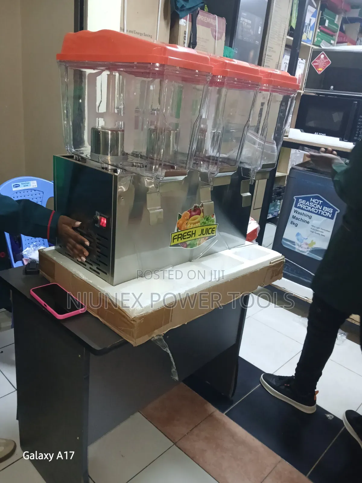 3-Tank Commercial Juice Dispenser