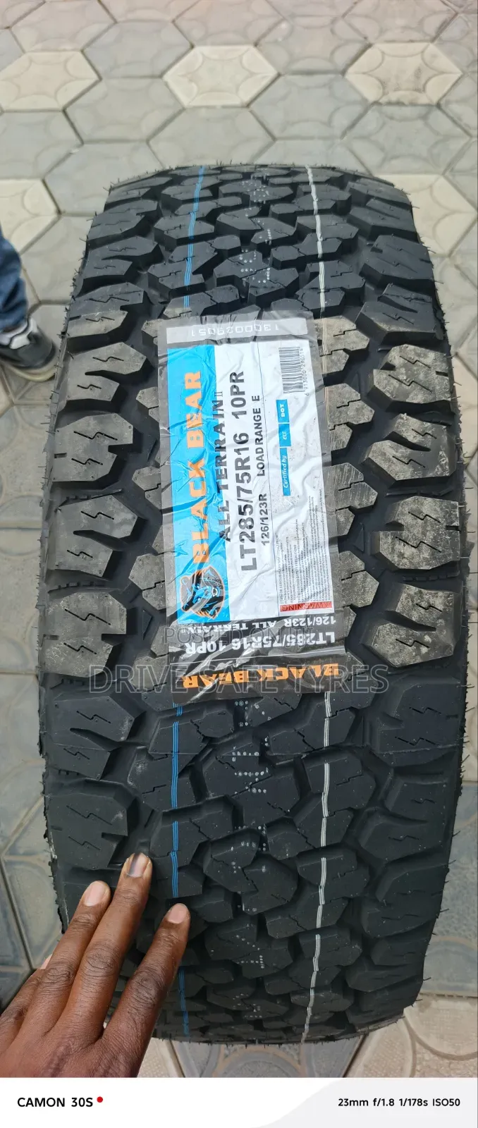 285/75 R16 Brand New Black Bear Tyre Allterrain