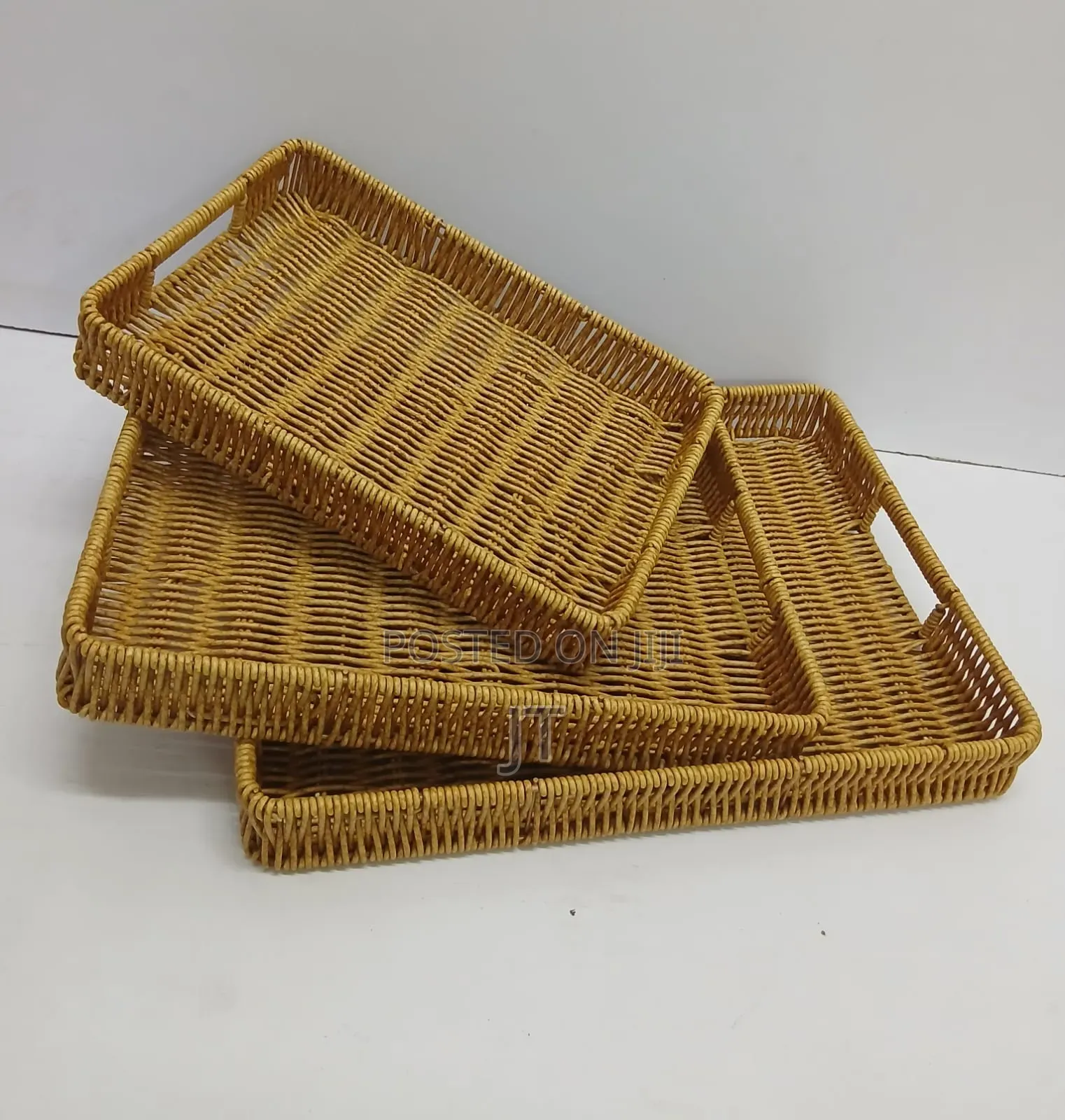 3 in 1 Handmade Rattan Deco Style and Trays