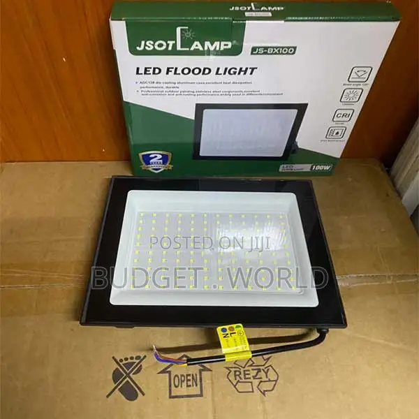 Solar Light 100W Solar Floodlight -Black LED Light With Remote Control