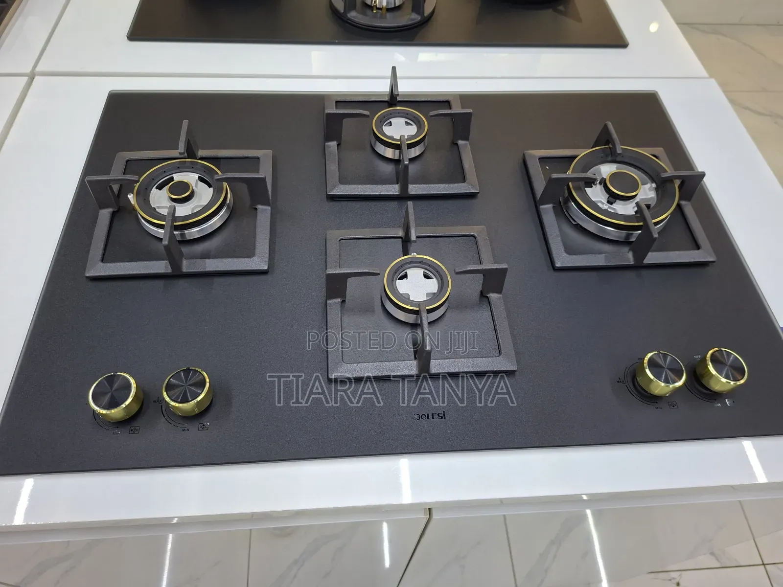 Bolesi 90cm BLS Ml 8402g Built in 4 Gas Hob Golden Diamond Series