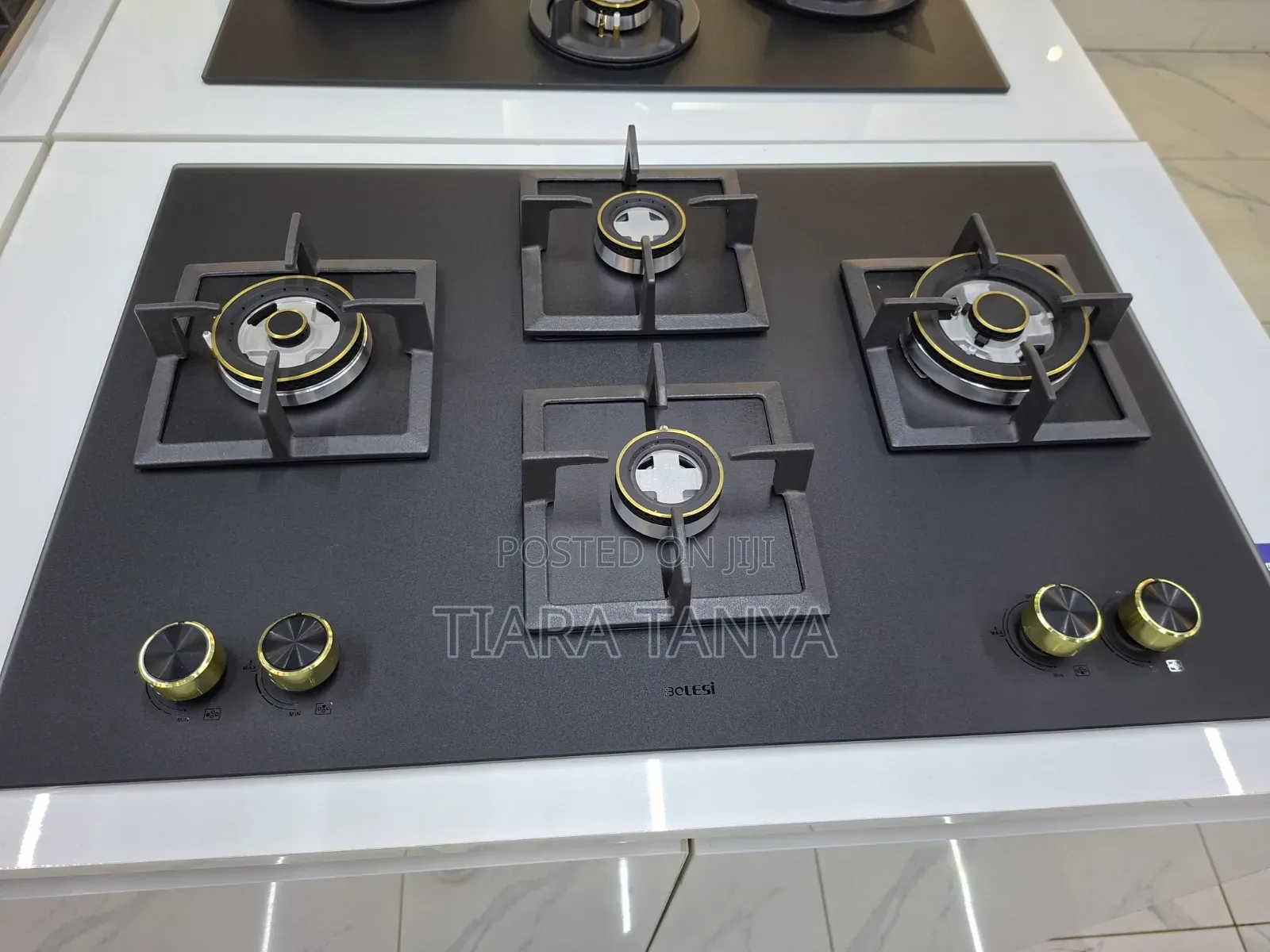Bolesi 90cm BLS Ml 8402g Built in 4 Gas Hob Golden Diamond Series