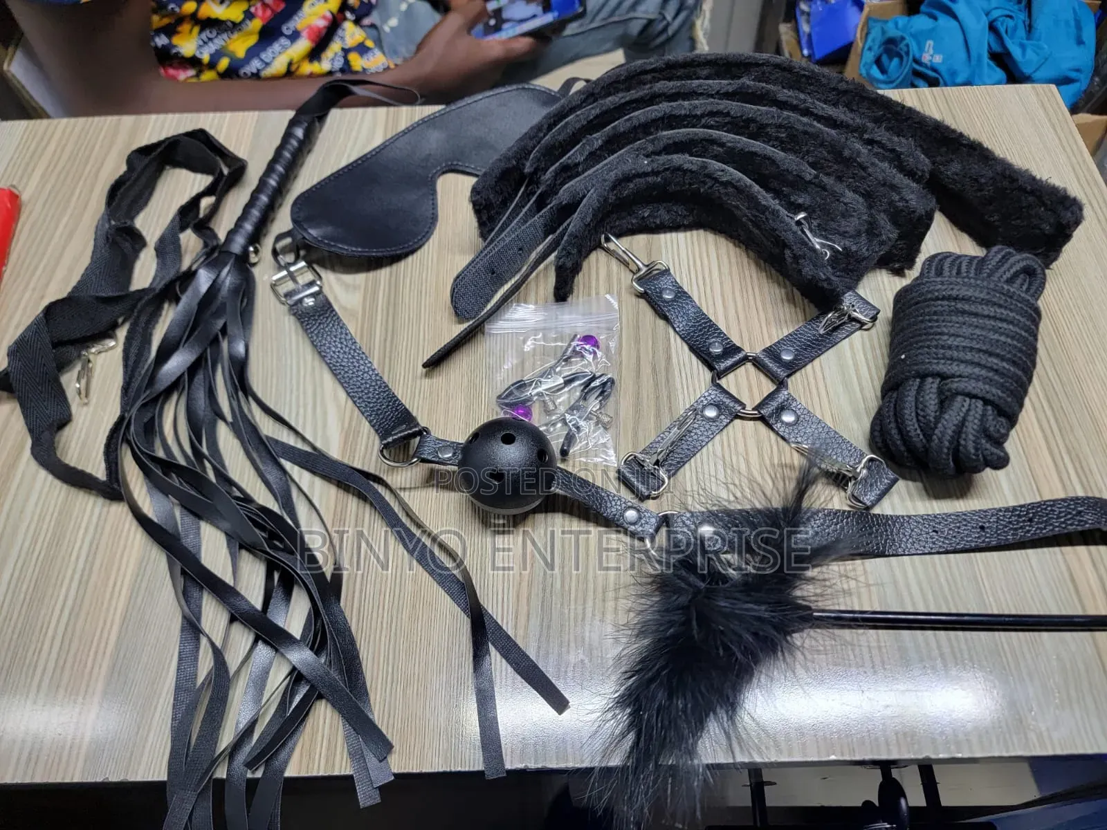 Black Bondage Set