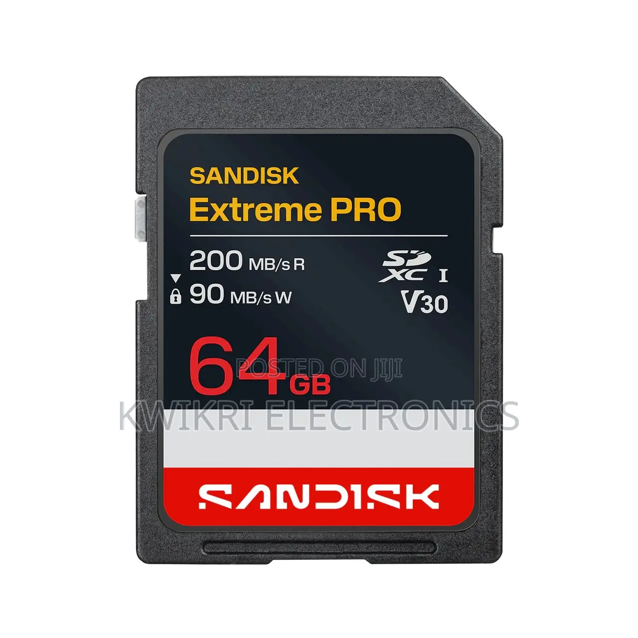 Carte SD Pro SANDISK Extreme UHS-I - 64 Go