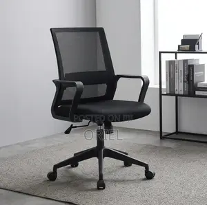 Office Chair : Mesh Mid-Back Swivel Staff Chair