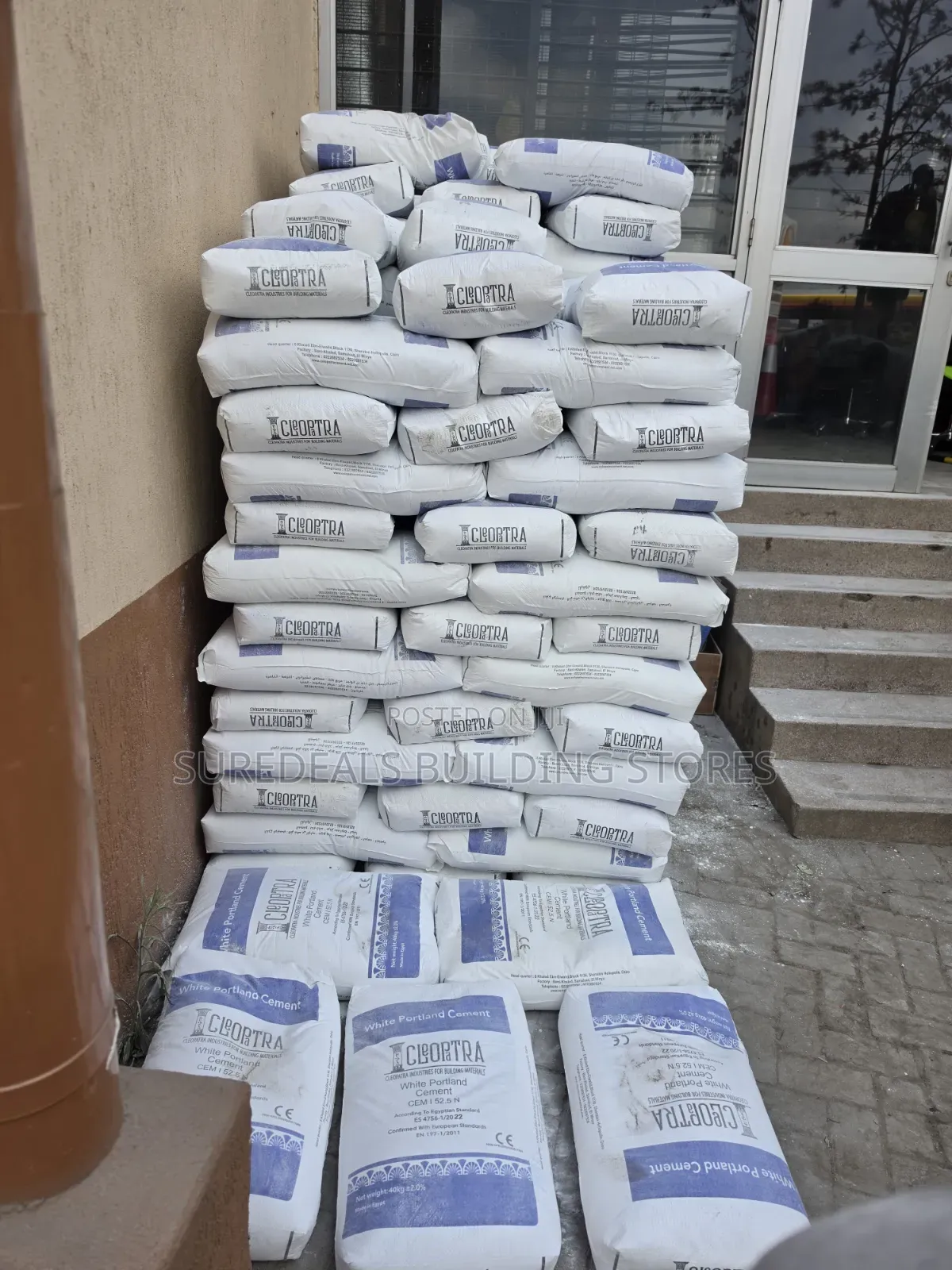 Cleopatra White Portland Cement (Grade 52.5),40kg