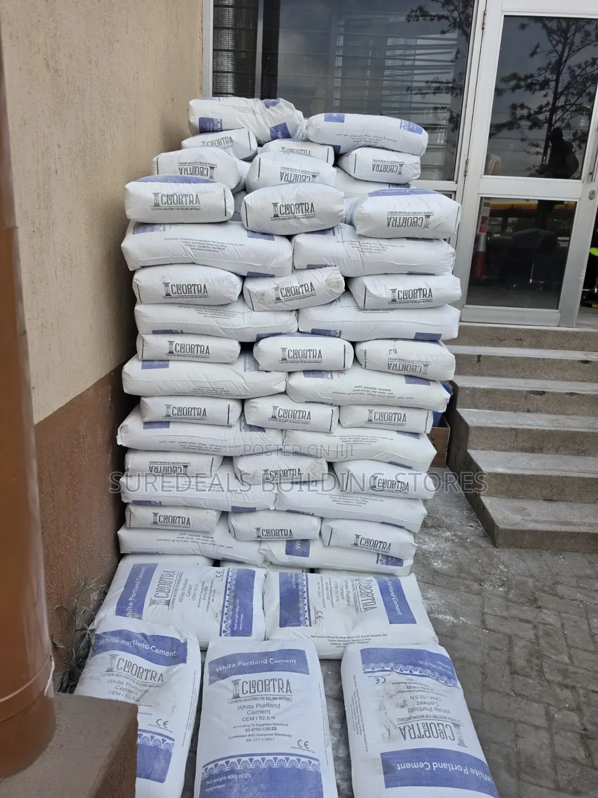 Cleopatra White Portland Cement (Grade 52.5),40kg