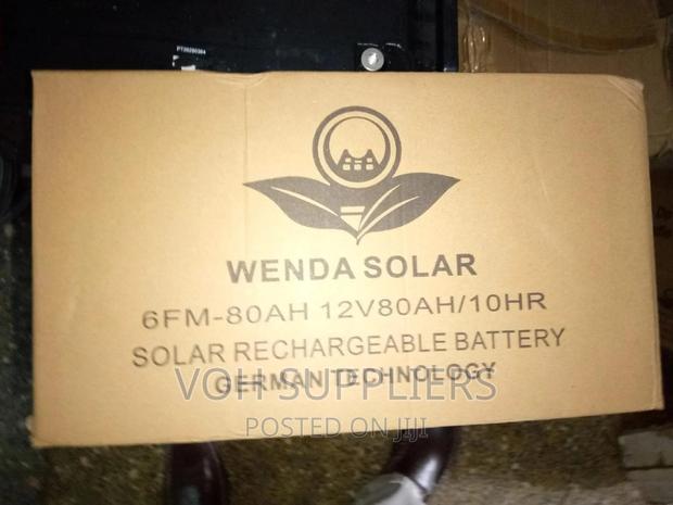 80ah Solar Battery - main view