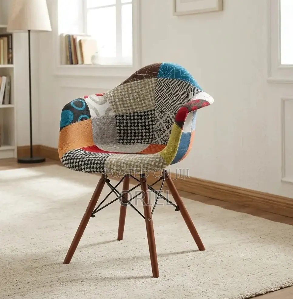 Office Chair : Eames Patchwork Chair With Armrests