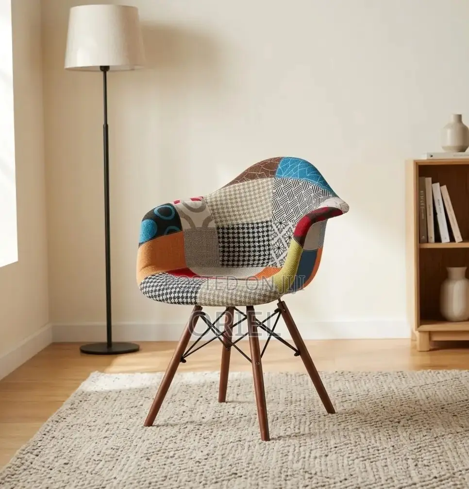 Office Chair : Eames Patchwork Chair With Armrests