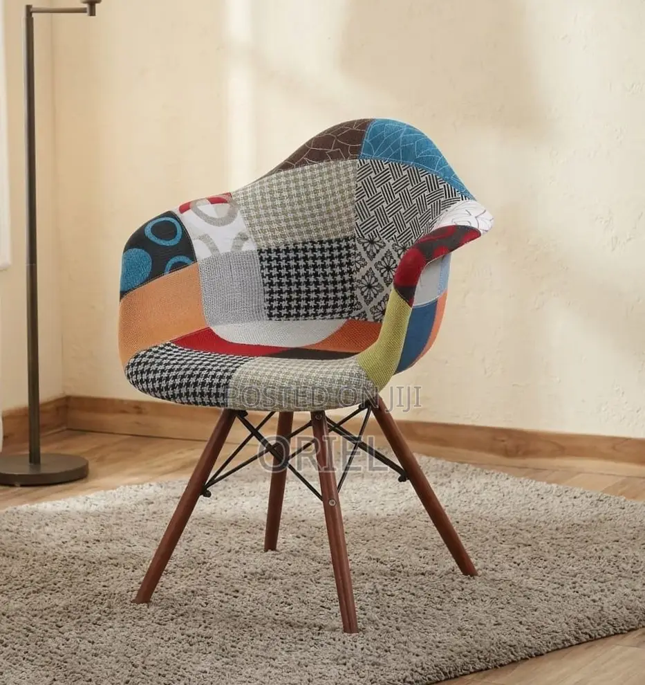 Office Chair : Eames Patchwork Chair With Armrests