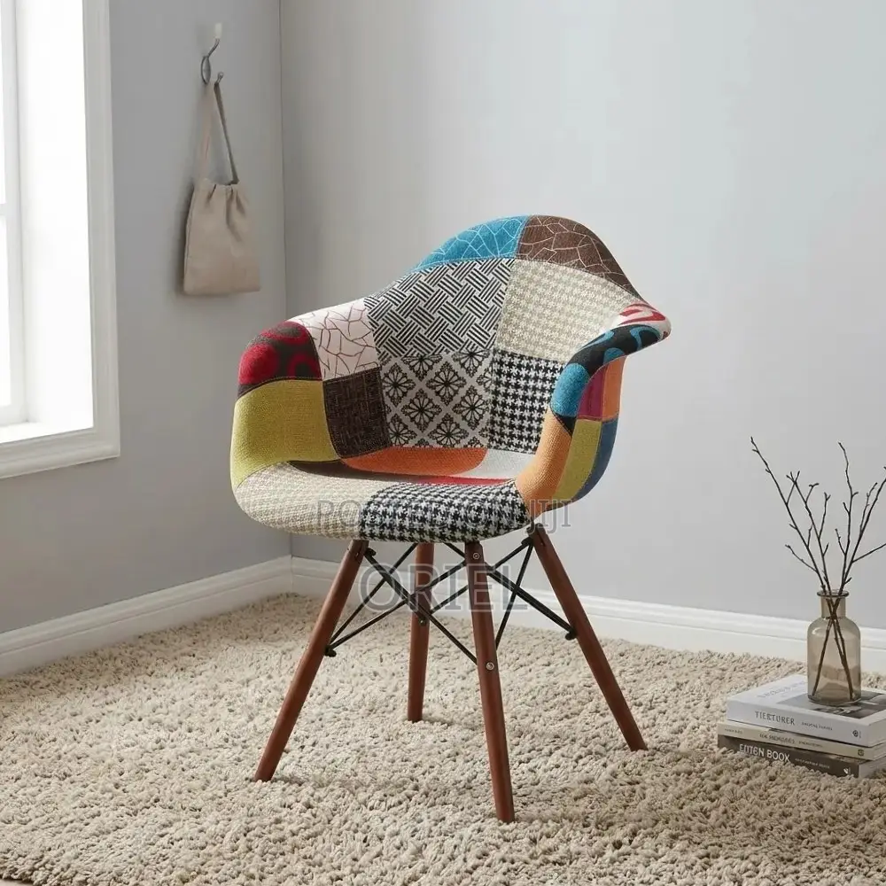 Office Chair : Eames Patchwork Chair With Armrests