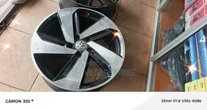 17 Inch Brand New vW Original Rims Set Black Silver