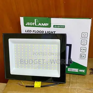 Remote Control Black 100W LED Flood Light - IP66 (Warm White)
