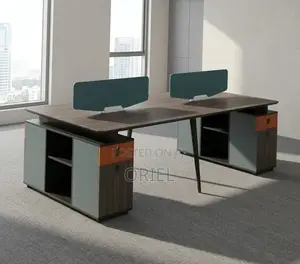 Office Workstation : 4-Seater Spacious Office Desk Workstation