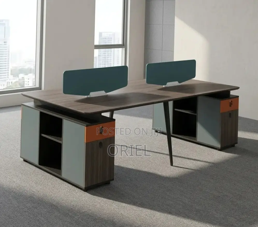 Office Workstation : 4-Seater Spacious Office Desk Workstation