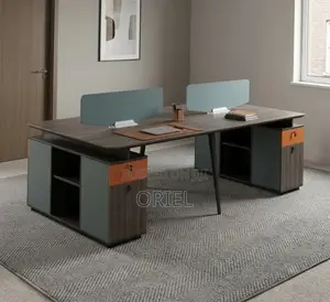 Office Workstation : 4-Seater Spacious Office Desk Workstation