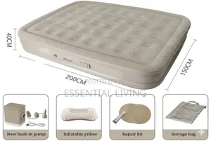 Heavy-Duty Camping Double Inflatable Mattress 6*6 - Self-Inflating Bed
