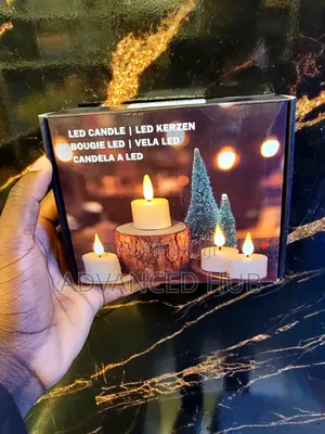 6pc Rechargeable LED Candles With Remote Control