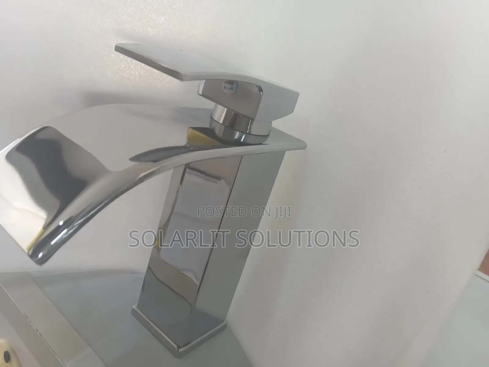 Modern Chrome Waterfall Basin Mixer Tap