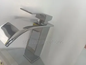Modern Chrome Waterfall Basin Mixer Tap