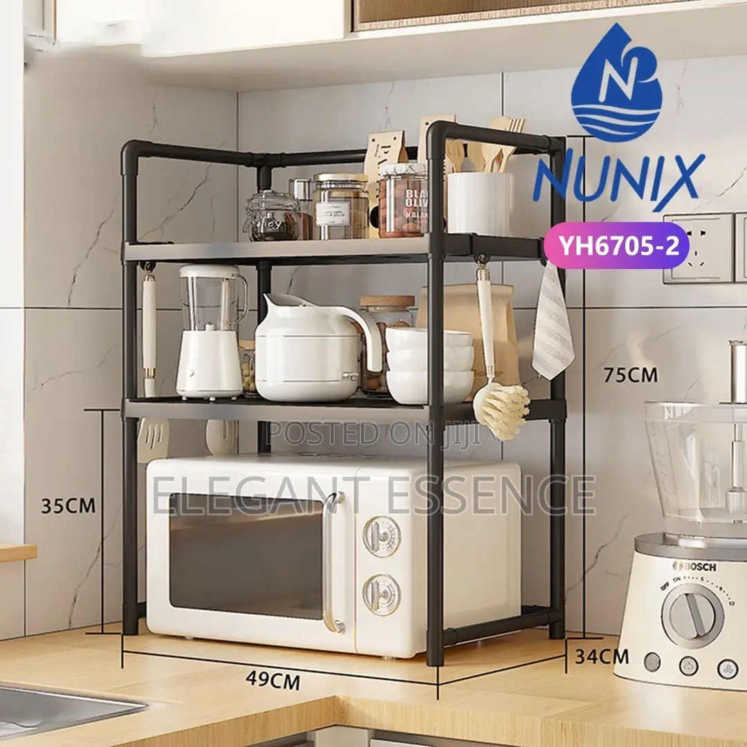 3-Tier Multi-Purpose Microwave Kitchen Counter Organizer