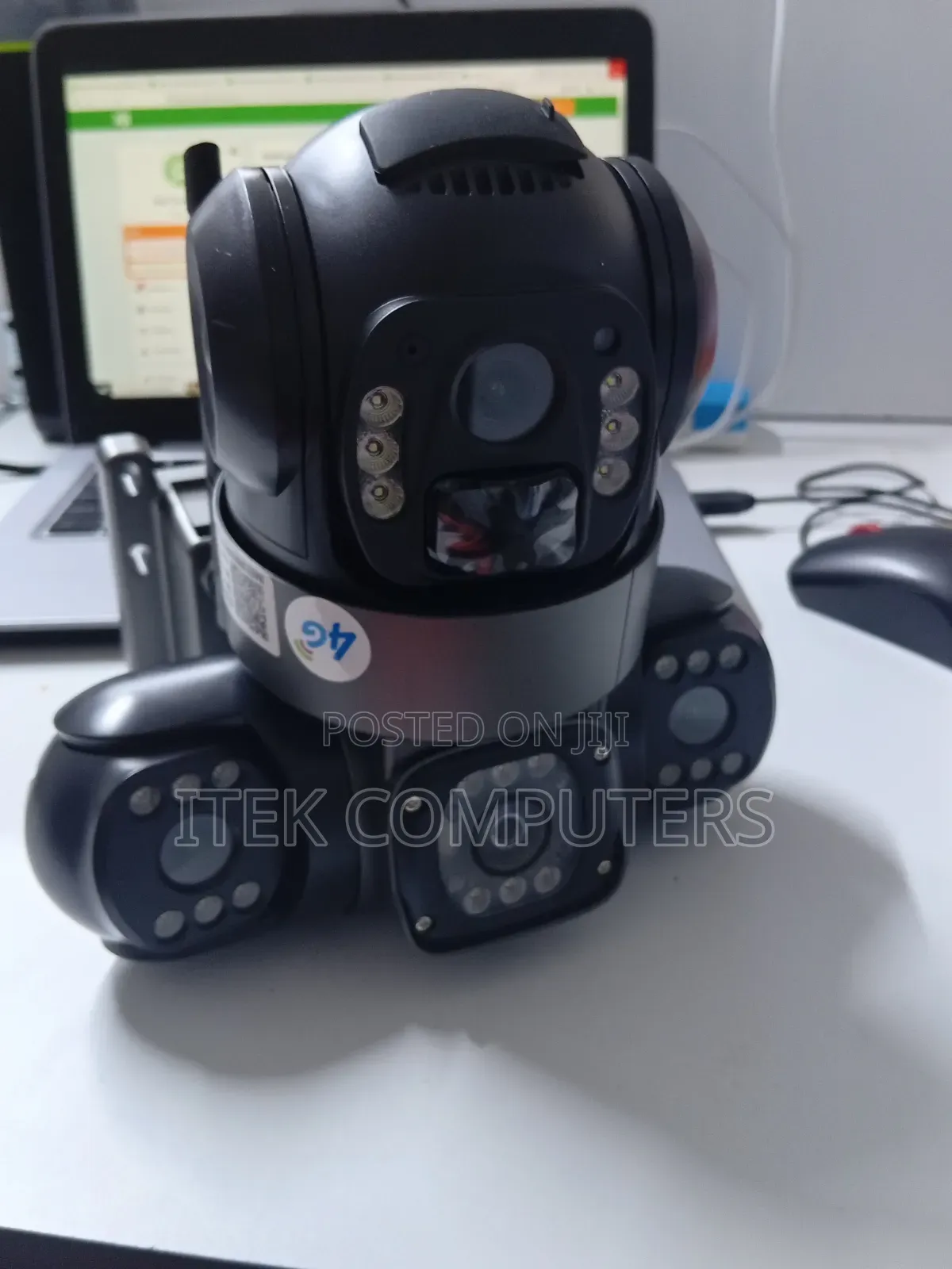 4G SIM Triple Lens Outdoor Camera With Solar Charging for Remote Sites