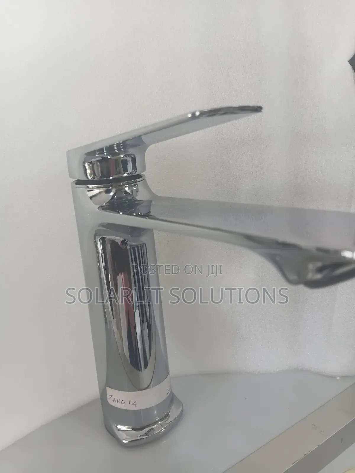 Modern Chrome Single-Handle Bathroom Sink Faucet ZANG 14