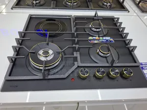 Bolesi 3gas and Electric Plate Tampered Glass Golden Series