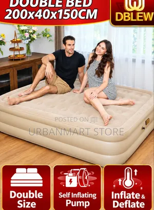 5x6 Queen Inflatable Air Mattress With Electric Pump
